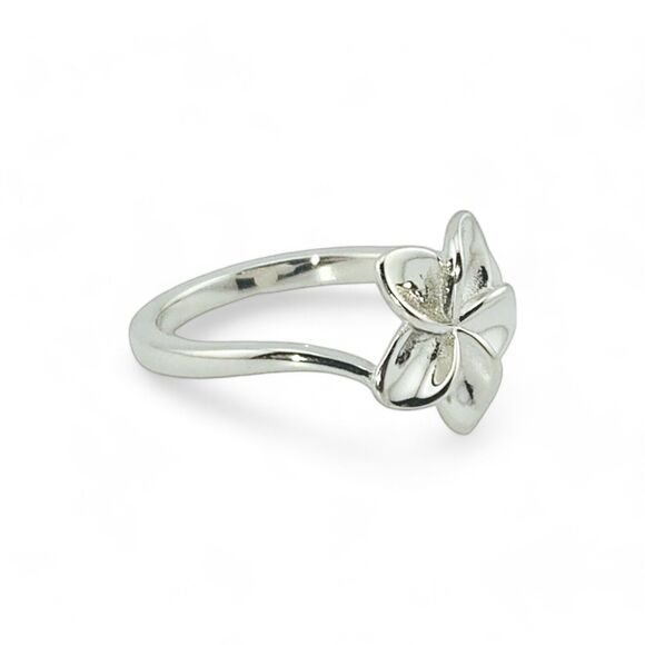 Sterling Silver Jewelry - Sterling Silver 925 Plumeria Ring